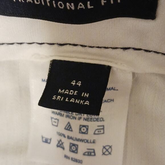 Land's End Bermuda GOLF Shorts Mens Size W44 Blue Yellow Red Plaid Preppy Travel - Picture 5 of 10